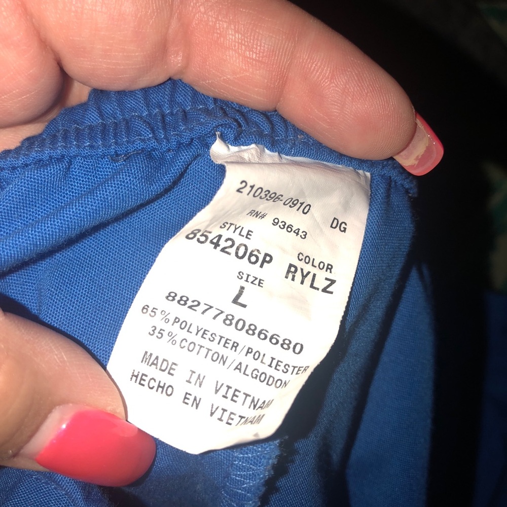 Large scrub pants
